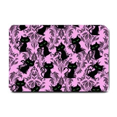 Pink Cats Small Doormat  by NerdySparkleGoth