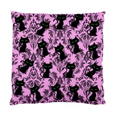 Pink Cats Standard Cushion Case (one Side) by NerdySparkleGoth