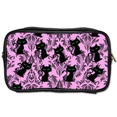 Pink Cats Toiletries Bag (one Side) by NerdySparkleGoth