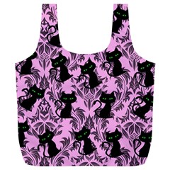 Pink Cats Full Print Recycle Bag (xl) by NerdySparkleGoth