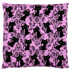 Pink Cats Standard Flano Cushion Case (one Side) by NerdySparkleGoth