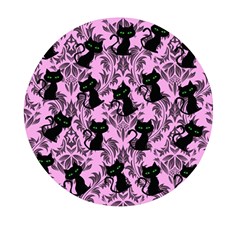 Pink Cats Mini Round Pill Box (pack Of 5) by NerdySparkleGoth