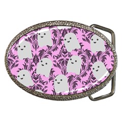 Pink Ghosts Belt Buckles