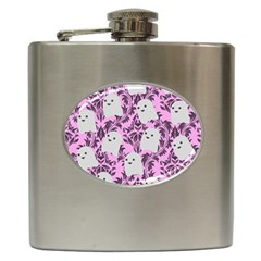 Pink Ghosts Hip Flask (6 oz)