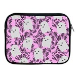 Pink Ghosts Apple iPad 2/3/4 Zipper Cases Front