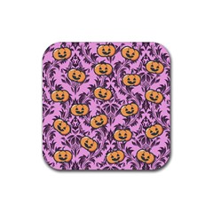 Pink Jacks Rubber Coaster (square) by NerdySparkleGoth