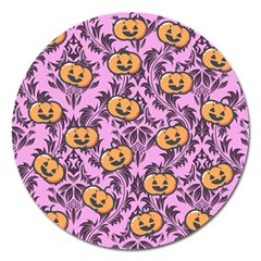 Pink Jacks Magnet 5  (round) by NerdySparkleGoth