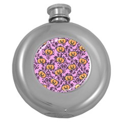 Pink Jacks Round Hip Flask (5 Oz) by NerdySparkleGoth