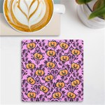 Pink Jacks UV Print Square Tile Coaster  Front