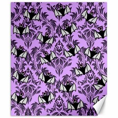 Purple Bats Canvas 20  X 24  by NerdySparkleGoth