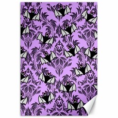 Purple Bats Canvas 20  X 30  by NerdySparkleGoth