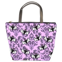 Purple Bats Bucket Bag by NerdySparkleGoth