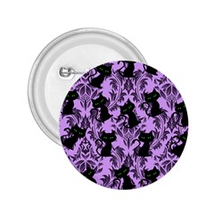 Purple Cats 2 25  Buttons by NerdySparkleGoth