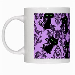 Purple Cats White Mug by NerdySparkleGoth