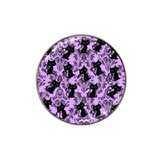 Purple Cats Hat Clip Ball Marker (4 Pack) by NerdySparkleGoth