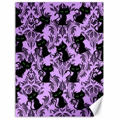 Purple Cats Canvas 18  X 24  by NerdySparkleGoth