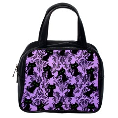 Purple Cats Classic Handbag (one Side) by NerdySparkleGoth