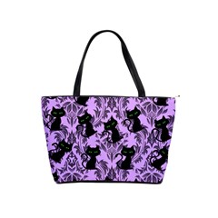 Purple Cats Classic Shoulder Handbag by NerdySparkleGoth