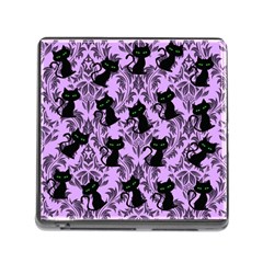 Purple Cats Memory Card Reader (square 5 Slot) by NerdySparkleGoth