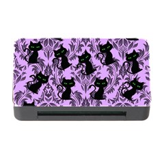 Purple Cats Memory Card Reader With Cf by NerdySparkleGoth