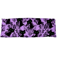 Purple Cats Body Pillow Case (dakimakura) by NerdySparkleGoth