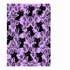 Purple Cats Small Garden Flag (two Sides) by NerdySparkleGoth