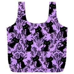 Purple Cats Full Print Recycle Bag (xxxl) by NerdySparkleGoth