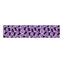 Purple Cat Velvet Scrunchie by NerdySparkleGoth