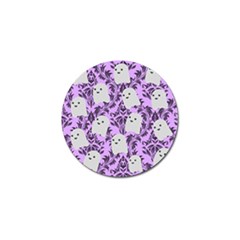 Purple Ghosts Golf Ball Marker (4 Pack) by NerdySparkleGoth