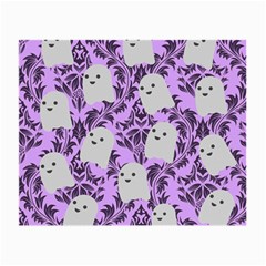 Purple Ghosts Small Glasses Cloth by NerdySparkleGoth