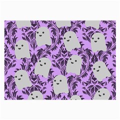 Purple Ghosts Large Glasses Cloth by NerdySparkleGoth