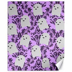 Purple Ghosts Canvas 11  X 14  by NerdySparkleGoth