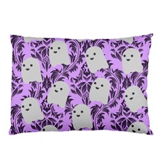 Purple Ghosts Pillow Case by NerdySparkleGoth