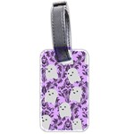 Purple Ghosts Luggage Tag (two sides) Back