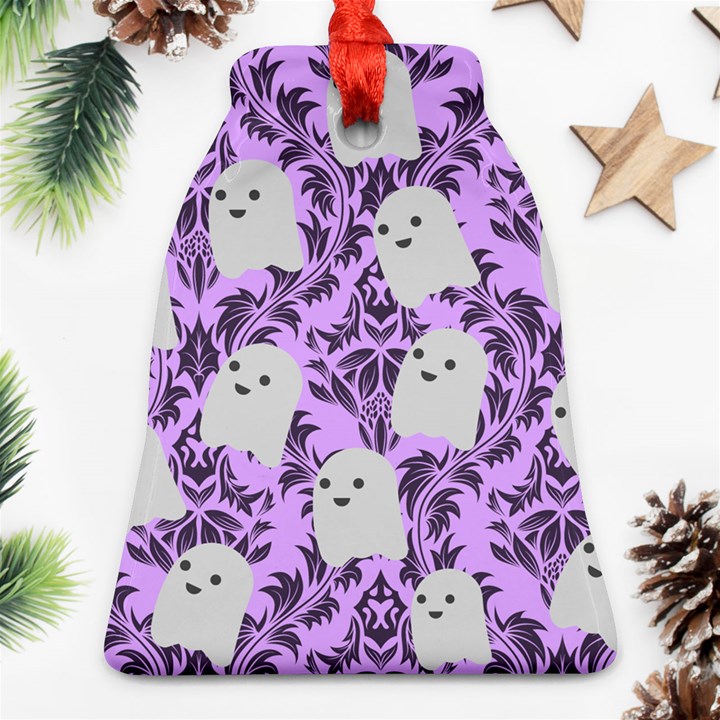 Purple Ghosts Ornament (Bell)