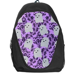 Purple Ghosts Backpack Bag by NerdySparkleGoth