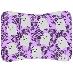 Purple Ghosts Velour Seat Head Rest Cushion by NerdySparkleGoth