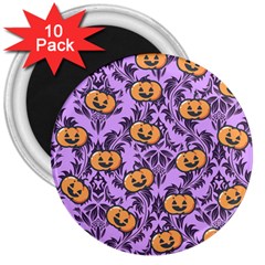 Purple Jack 3  Magnets (10 pack) 