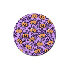 Purple Jack Rubber Round Coaster (4 pack)