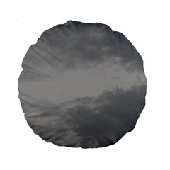 Storm Clouds Collection Standard 15  Premium Round Cushions by HoneySuckleDesign