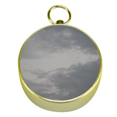 Storm Clouds Collection Gold Compasses by HoneySuckleDesign