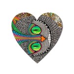 Alice In Wonderland Cat Heart Magnet Front