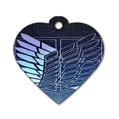 Attack On Titan Scouting Legion Dog Tag Heart (two Sides) by artworkshop