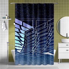 Attack On Titan Scouting Legion Shower Curtain 48  X 72  (small)  by artworkshop