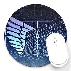 Attack On Titan Scouting Legion Round Mousepads by artworkshop