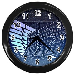 Attack On Titan Scouting Legion Wall Clock (black) by artworkshop