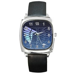 Attack On Titan Scouting Legion Square Metal Watch