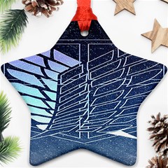 Attack On Titan Scouting Legion Star Ornament (two Sides) by artworkshop