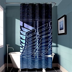 Attack On Titan Scouting Legion Shower Curtain 36  X 72  (stall)  by artworkshop