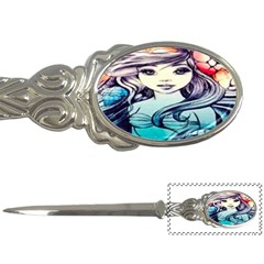 Beautifull Ariel Little Mermaid  Painting Letter Opener by artworkshop